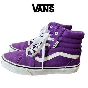 Vans Sk8-Hi purple sneakers shoes size kids youth 4
